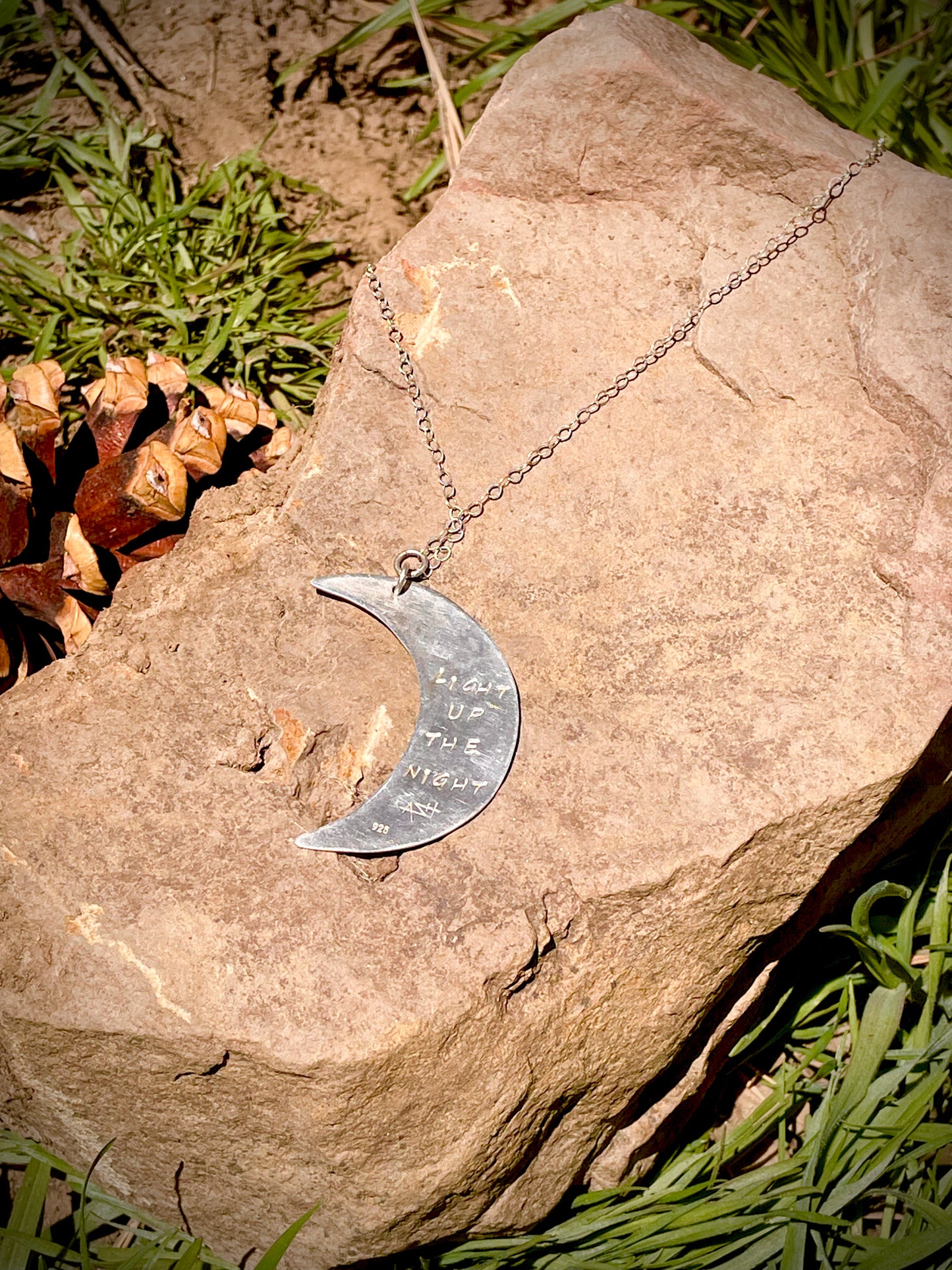 Light Up The Night Moon Necklace