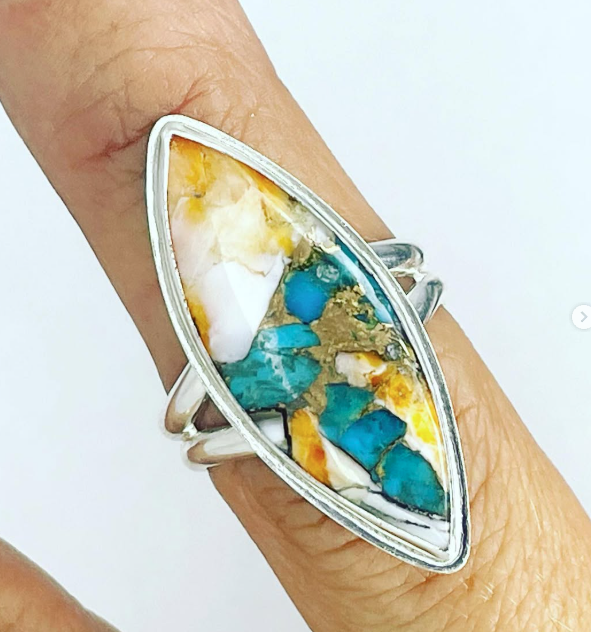 Moab Mohave Turquoise Ring | Size 9